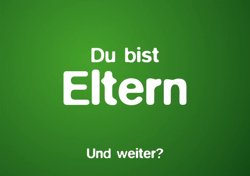 mukiva Postkarte: Du Bist Eltern